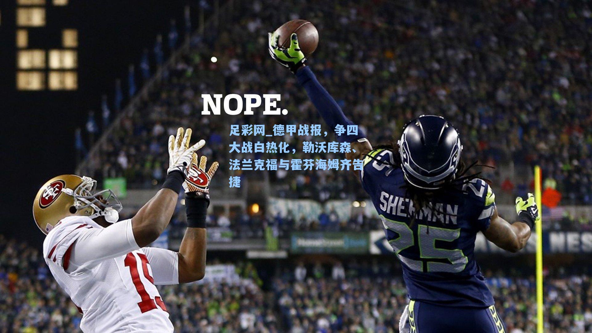 足彩网_德甲战报，争四大战白热化，勒沃库森、法兰克福与霍芬海姆齐告捷